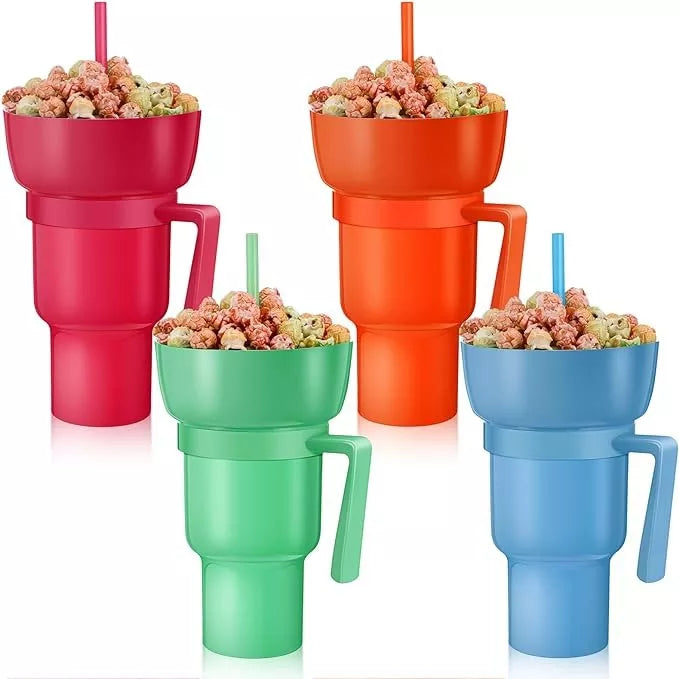 VASO DOBLE PARA SNACKS BOWL 2 EN 1