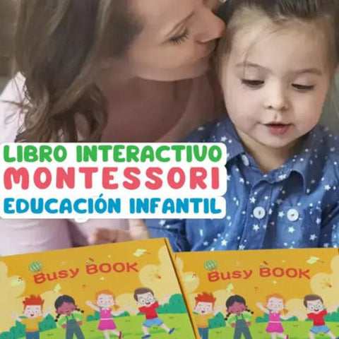 Libro Mágico Educativo Busy Book - [PARA NIÑOS A PARTIR DE 1 AÑO DE EDAD]