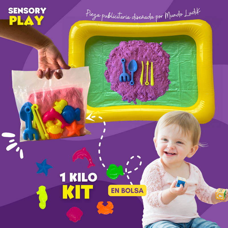 kit de Arena Mágica Moldeable