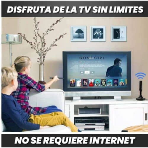 ANTENA HDTV 4K / +12 mil canales