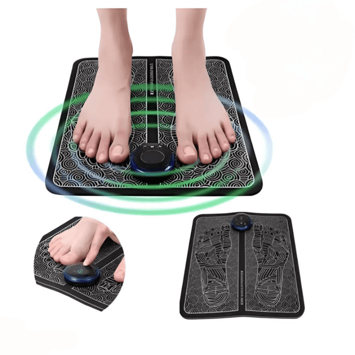 PiesRelax Pro - Tapete Masajeador De Pies Eléctrico - Brillo Singular