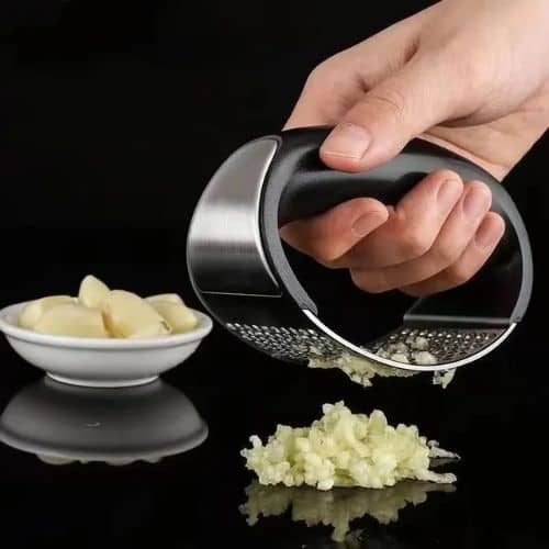 Aplastador de Ajo Titanium Inox® + Bono Ebook Con Recetas Gratis