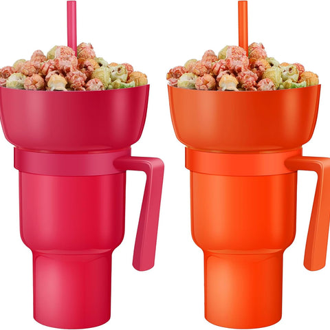 VASO DOBLE PARA SNACKS BOWL 2 EN 1