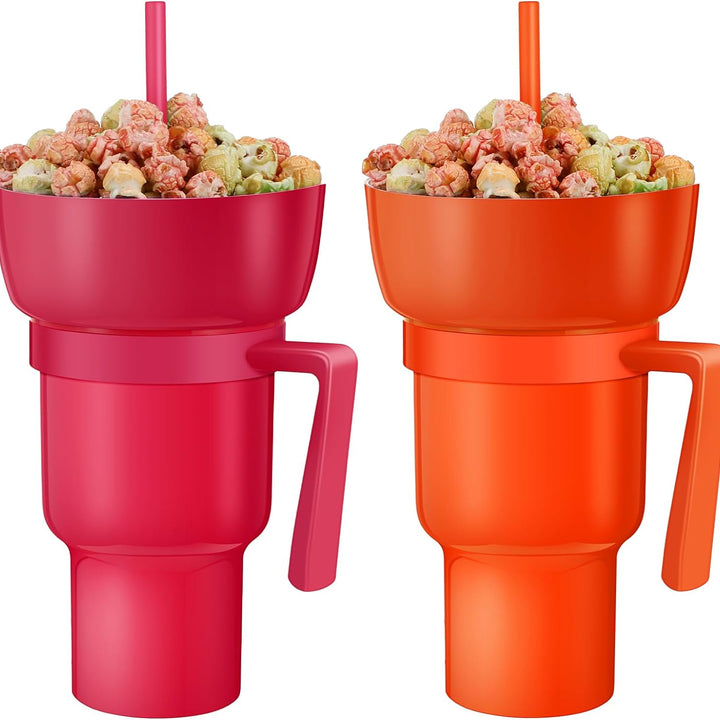 VASO DOBLE PARA SNACKS BOWL 2 EN 1