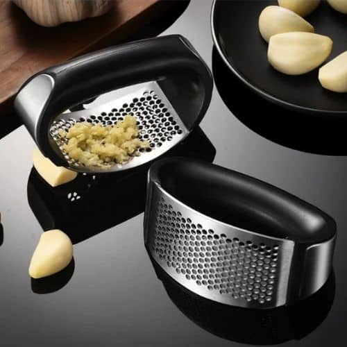 Aplastador de Ajo Titanium Inox® + Bono Ebook Con Recetas Gratis