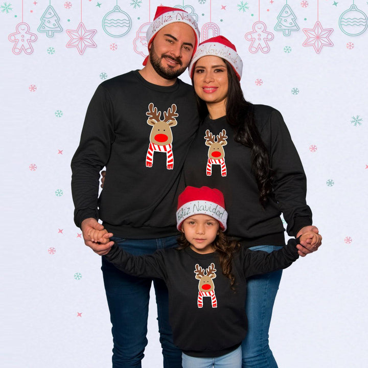 Sudadera Rena Navidad 🎄 - Brillo Singular