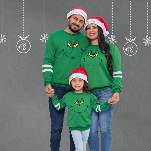 Sudadera Grinch Navidad 🎄 - Brillo Singular